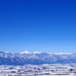 Azumino’s morning is a good choice. The air is clear and the transparency of the sky is further increased, furthermore the northern Alps looks beautiful · · ·. This time of being wrapped in dignified fresh air is a special beautiful time even in the day of Azumino.